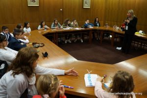 A group of Catholic Action children prepare the welcome for Pope Francis (3)