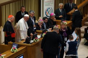 Synod Hall with pope Francis 4