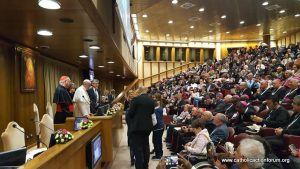 Synod Hall with pope Francis 6