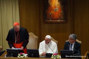 Synod Hall with pope Francis 7