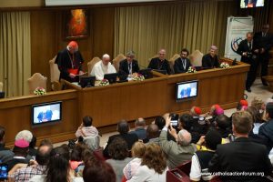 Synod Hall with pope Francis 8