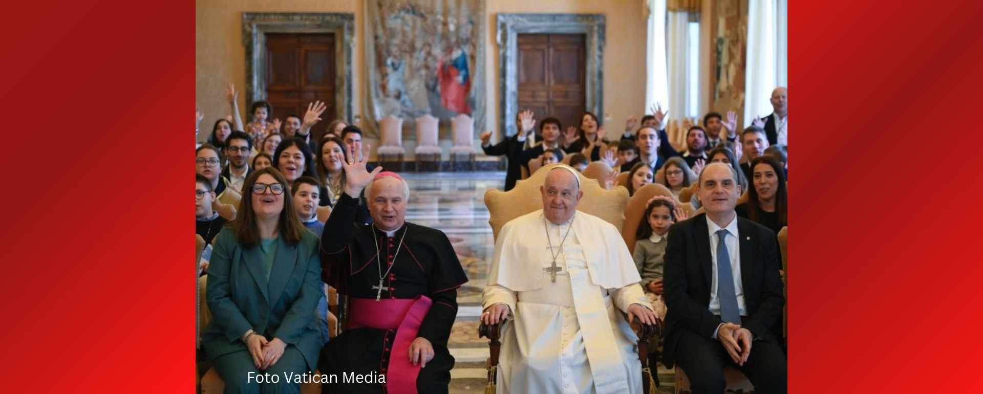 Acr children in audience with Pope Francis for traditional Christmas greetings